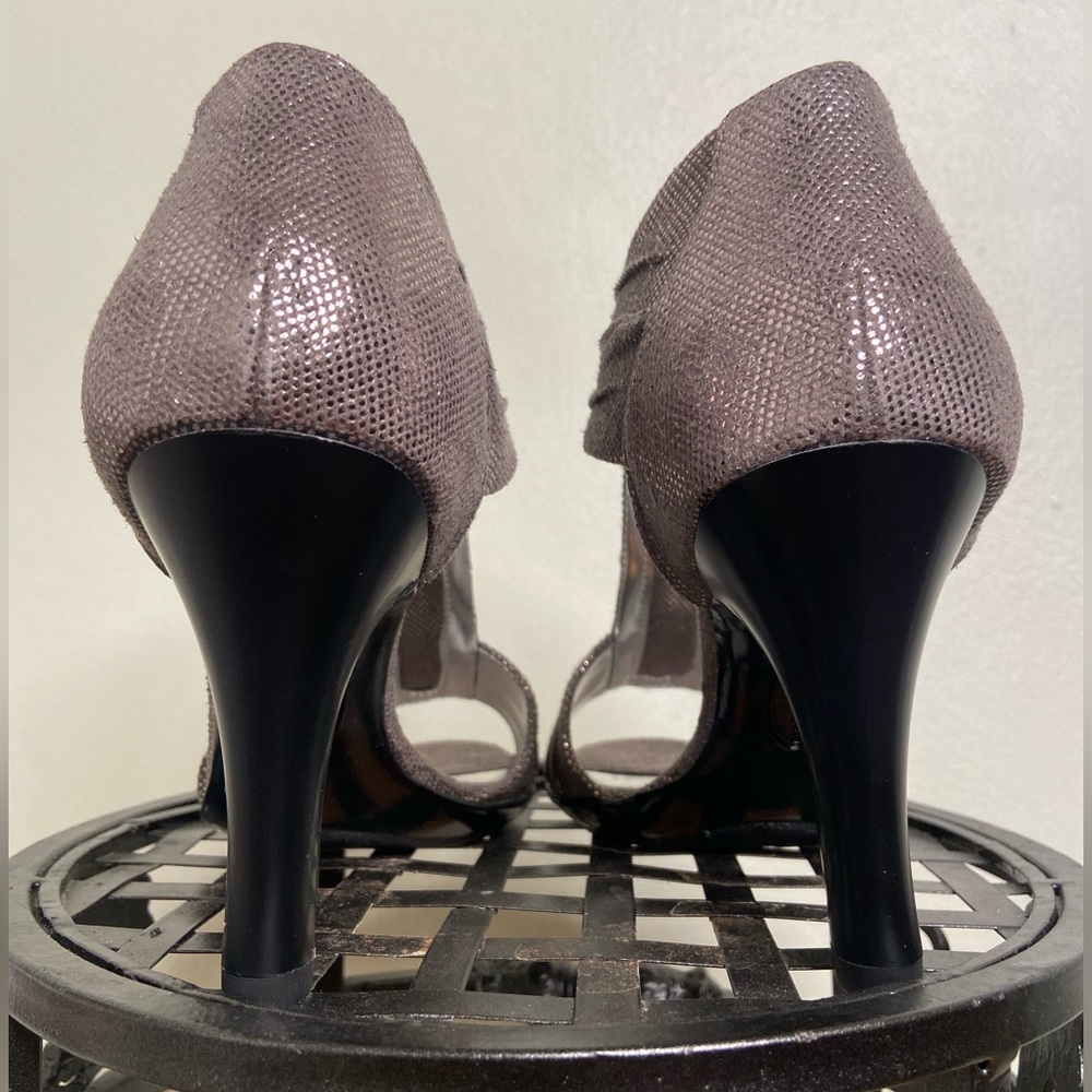 Heels Sandals Pewter Metallic by Apostrophe - Picture 8 of 13